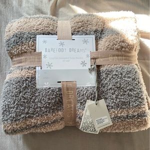 Barefoot Dreams Stripef Blanket! Brand New with Tags!